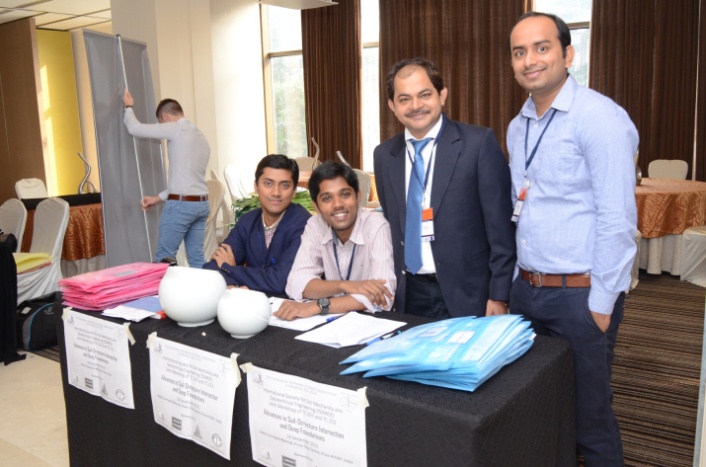 Registration desk of the workshop