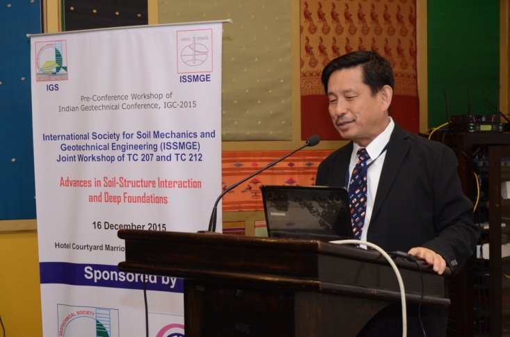 Keynote lecture by Prof. Ikuo Towhata, Vice President (Asia) of ISSMGE