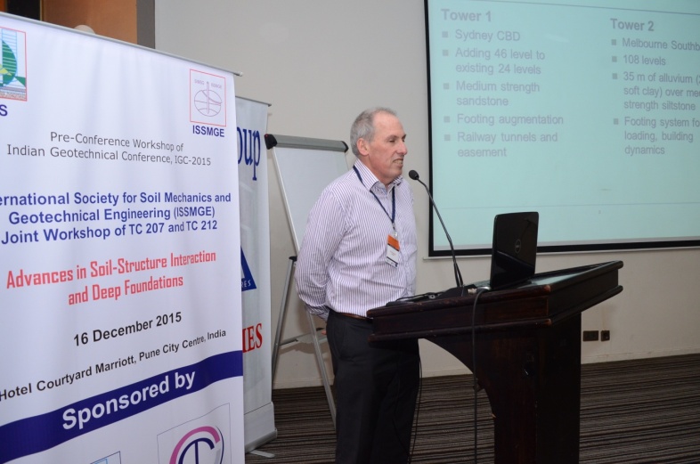 Keynote lecture by Dr. Chris Haberfield, Member of ISSMGE TC 207