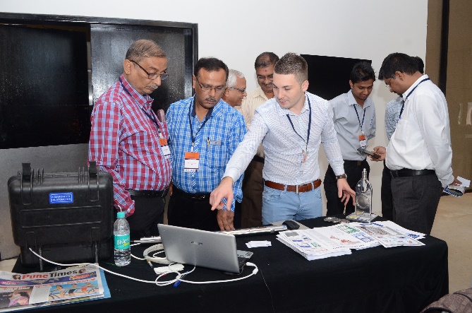 Exhibition of DMT and SDMT equipments during the workshop
